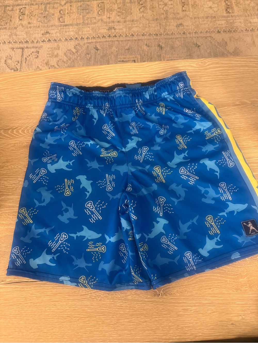 Lacrosse Unlimited Blue Shark Print